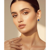 Royal Blue Teardrop Pendant & Stud Set  (Golden-Blue)