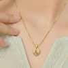 MistHeart Diamond Pendant  (Golden)
